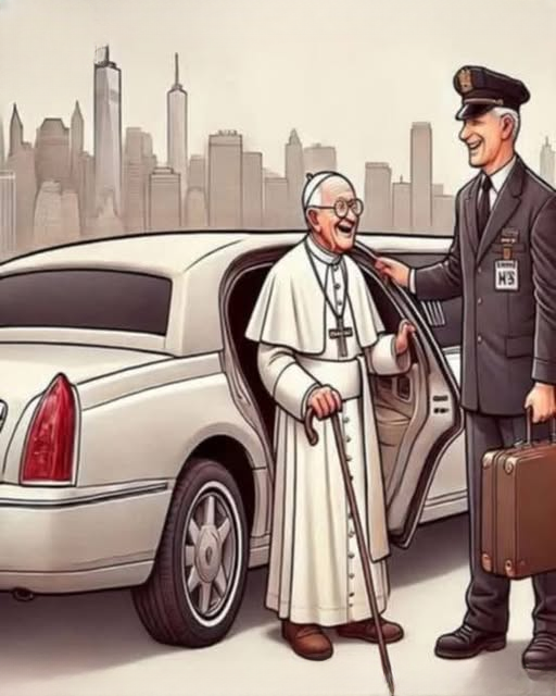 The Pope Lands in New York and Is Met by a Limousine — Then Things Take an Unexpected Turn.