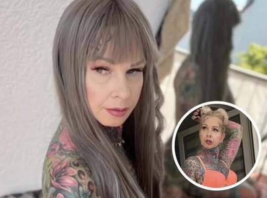 Grandma With Body Fully Covered