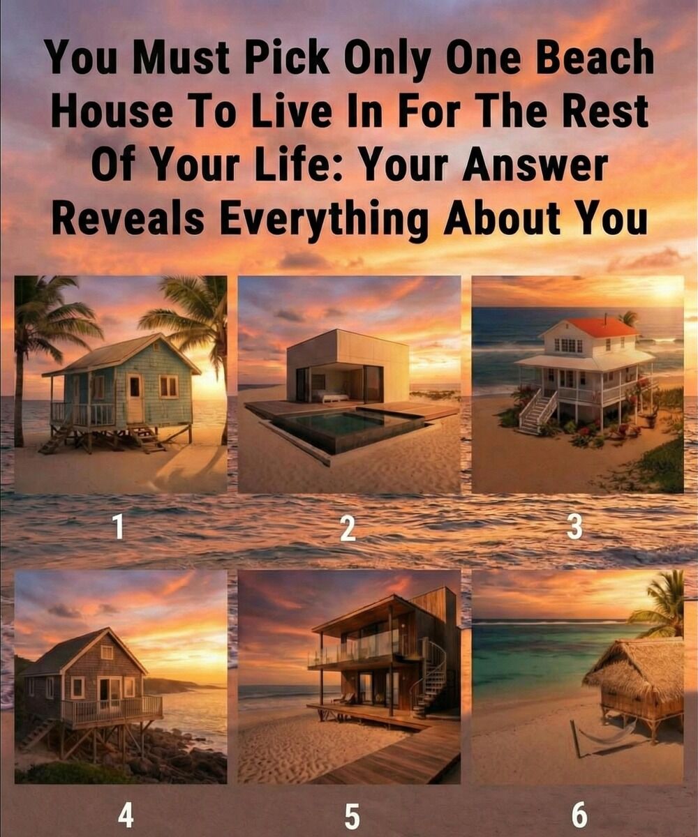 Choose a Beach House and Discover What It Reveals About You!