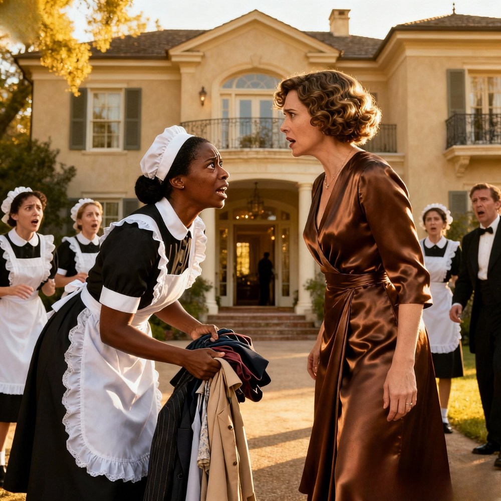 Maid begs her boss to wear a maid’s uniform and pretend to be a house maid, what she found shocked