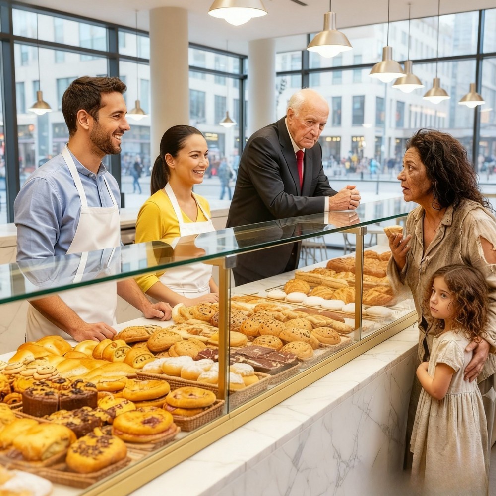 Do you have an expired cake for my daughter?” — the millionaire heard everything…