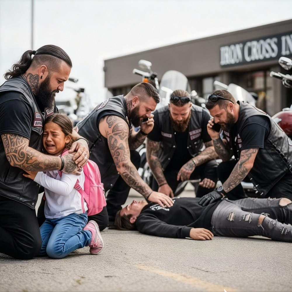 Homeless kid took three bullets for a biker’s only child — what happened next left everyone in tears