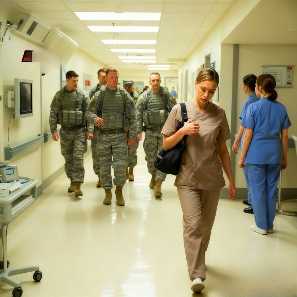The nurse ended her final shift — then SEALs arrived and addressed her as “ma’am”