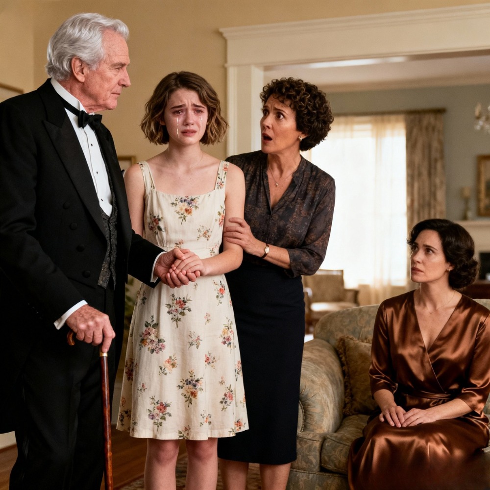 Grandpa asked, confused: “Why are you arriving in an Uber? What happened to the SUV we bought you for your 24th birthday?” Before I opened my mouth in shock, my mom smiled: “Her sister needed it more.” Everyone froze — and Grandpa did something none of us expected