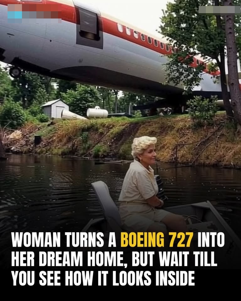 Woman Turns Boeing Plane Into Fully Functional Home