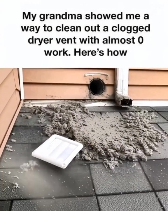 The Classic Dryer Vent Cleaning Trick My Grandma Swears Works Every Time.